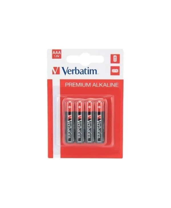 Verbatim Premium Alkaline Μπαταρίες AAA 1.5V 4τμχ