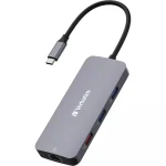 Verbatim CMH-9 USB-C Docking Station με HDMI 4K PD Ethernet Γκρι - Image 10
