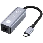 Techly Idata-usb-etgiga-ca USB-C Αντάπτορας Δικτύου για Ενσύρματη σύνδεση Gigabit Ethernet - Image 3