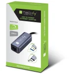Techly Idata-usb-etgiga-ca USB-C Αντάπτορας Δικτύου για Ενσύρματη σύνδεση Gigabit Ethernet - Image 5