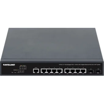 Intellinet 562003 Managed L2 PoE+ Switch με 8 Θύρες Gigabit (1Gbps) Ethernet και 2 SFP Θύρες 562003