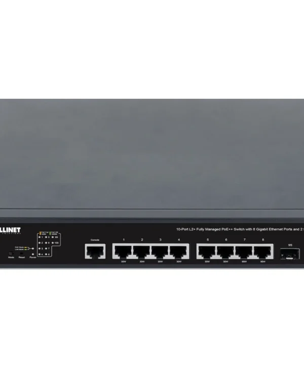 Intellinet 562003 Managed L2 PoE+ Switch με 8 Θύρες Gigabit (1Gbps) Ethernet και 2 SFP Θύρες 562003