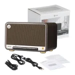 Edifier D32 Ηχείο Bluetooth 60W με Διάρκεια Μπαταρίας έως 12 ώρες Black Walnut - Image 7