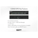 NetGear GSM4210PD Managed L2 PoE Switch με 9 Θύρες Gigabit (1Gbps) Ethernet και 1 SFP Θύρα - Image 2