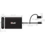 Club3D Μετατροπέας USB-C / USB-A / DisplayPort male σε USB-A / DisplayPort female 1τμχ CSV-1478 CSV-1478 - Image 4