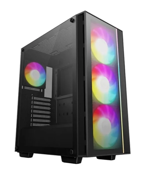 Deepcool Matrexx 55 V4 C Gaming Midi Tower Κουτί Υπολογιστή με Πλαϊνό Παράθυρο και RGB Φωτισμό Μαύρο