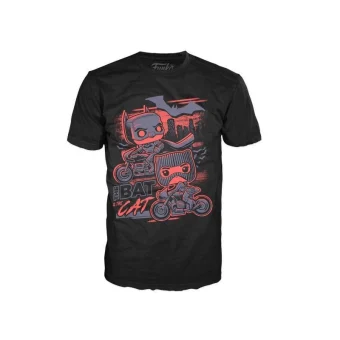Funko Pop Tee Batman Bat Cat Xl 889698827577 82757