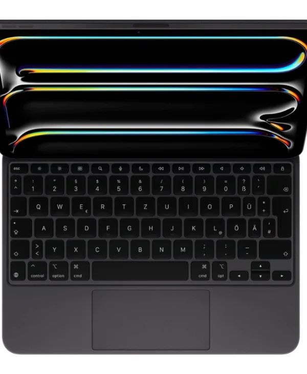Apple Magic Keyboard Flip Cover με Πληκτρολόγιο Γερμανικά Μαύρο (iPad Pro 2024 11") MWR23D/A MWR23D/A