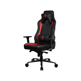 Arozzi Vernazza Καρέκλα Gaming Δερματίνης με Ρυθμιζόμενα Μπράτσα Μαύρο / Κόκκινο