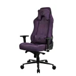 Arozzi Vernazza Soft Fabric Υφασμάτινη Καρέκλα Gaming με Ρυθμιζόμενα Μπράτσα Purple - Image 3