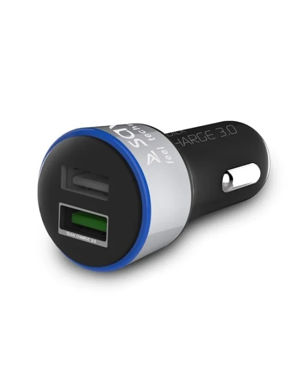 iBox Φορτιστής Αυτοκινήτου 48W 5A με Θύρες: 2xUSB Μαύρος