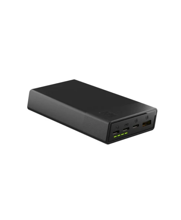 Green Cell Power Bank 20000mAh 18W με Θύρα USB-A και 2 Θύρες USB-C Power Delivery / Quick Charge 2.0 / Quick Charge 3.0 Μαύρο
