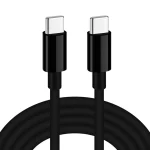 iBox USB 2.0 Cable USB-C male - USB-C 60W Μαύρο 1m (IKUTCS1B) IKUTCS1B