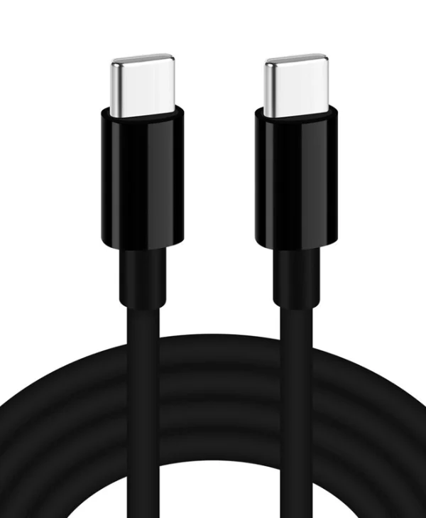 iBox USB 2.0 Cable USB-C male - USB-C 60W Μαύρο 1m (IKUTCS1B) IKUTCS1B