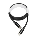 iBox USB 2.0 Cable USB-C male - USB-C 60W Μαύρο 1m (IKUTCS1B) IKUTCS1B - Image 5