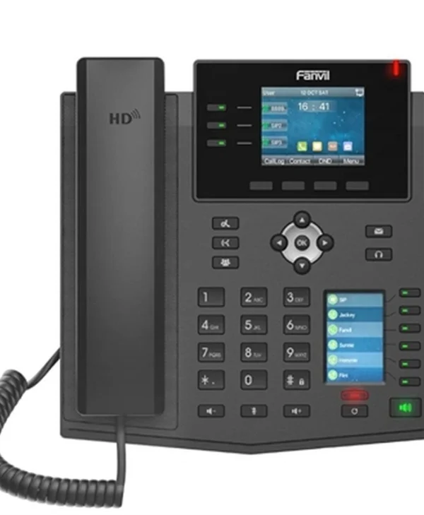 Fanvil IP Phone, Supports EHS Wreless Headset, Wi-Fi Dongle or BT Dongle.X4U V2