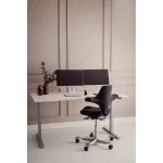 Bakker Elkhuizen BE Flexible Dual Βάση Γραφείου για 2 Οθόνες έως 32" με Βραχίονα Λευκή - Image 7