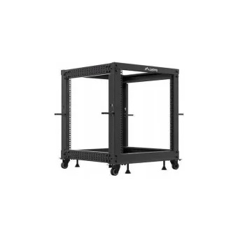 Lanberg Επιτοίχια Καμπίνα Rack 12U Μαύρο