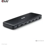 Club3D Thunderbolt 4 Docking Station με HDMI/DisplayPort 4K PD Ethernet Μαύρο (CSV-1582) CSV-1582