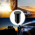 Techly Φορτιστής Αυτοκινήτου 12W 2.4A με Θύρες: 2xUSB Μαύρος - Image 5
