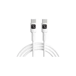 Techly USB 2.0 Cable USB-C male - USB-C 60W Λευκό 1m ICOC-MUSB20-C60W1 ICOC-MUSB20-C60W1