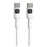 Techly USB 2.0 Cable USB-C male - USB-C 60W Λευκό 1m ICOC-MUSB20-C60W1 ICOC-MUSB20-C60W1 - Image 4