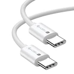 Techly USB 2.0 Cable USB-C male - USB-C 240W Λευκό 2m ICOC MU4-20G240W2