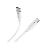 Techly USB 2.0 Cable USB-C male - USB-C 240W Λευκό 2m ICOC MU4-20G240W2 - Image 2