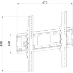Techly ICA-PLB-231M Βάση Τηλεόρασης Τοίχου έως 55" ICA-PLB-231M - Image 5