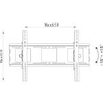 Techly ICA-PLB-231L Βάση Τηλεόρασης Τοίχου έως 70" ICA-PLB-231L - Image 5