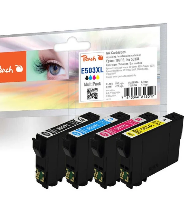 Peach Πακέτο Συμβατών Μελανιών Εκτυπωτή InkJet Epson T09R6, 503XL 145 Σελίδων 1τμχ