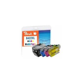 Peach Πακέτο Συμβατών Μελανιών Εκτυπωτή InkJet Brother LC-422XL Μαύρο 1τμχ
