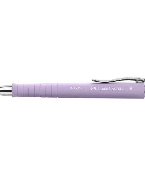 Faber-Castell Poly Ball XB Στυλό Ballpoint Λιλά με Μπλε Μελάνι