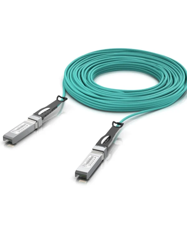 Ubiquiti Καλώδιο Οπτικής Ίνας SFP+ 30m Τιρκουάζ 1τμχ