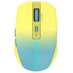 Inca 1600 DPI Ασύρματο Bluetooth Ποντίκι Κίτρινο
