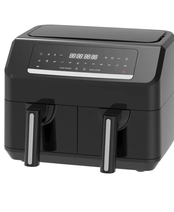 Emerio Air Fryer με Wi-Fi & Διπλό Αποσπώμενο Κάδο 6lt Μαύρο AF-130376.1 AF-130376.1