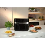 Emerio XXL Air Fryer με Διπλό Αποσπώμενο Κάδο 9lt Μαύρο - Image 6