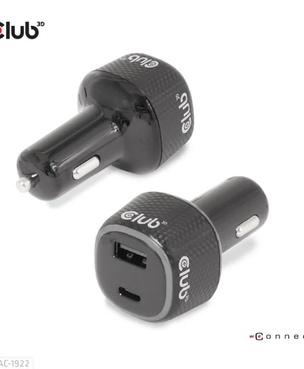 Club3D Φορτιστής Αυτοκινήτου 36W με μία Θύρα: 1xUSB