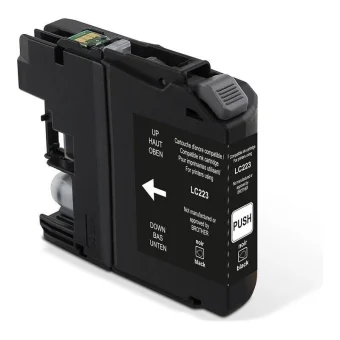 Freecolor Πακέτο Συμβατών Μελανιών Εκτυπωτή InkJet Brother LC223 15ml Μαύρο 1τμχ