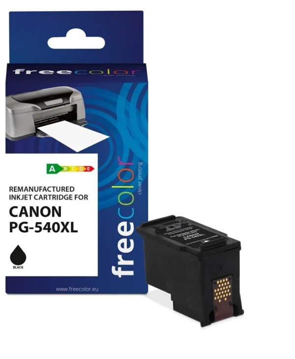Freecolor Συμβατό Μελάνι Εκτυπωτή InkJet Canon PG-540XL 35ml Μαύρο 1τμχ