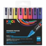 Posca Pc5m Ακρυλικοί Μαρκαδόροι Γκρι Σετ 16τμχ