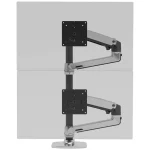 Ergotron LX Dual Stacking Επιτραπέζια Βάση για 2 Οθόνες έως 40" με Βραχίονα Λευκή - Image 3