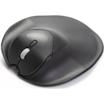 Bakker Elkhuizen HandshoeMouse Shift Large Ασύρματο Εργονομικό Bluetooth Ποντίκι Γκρι