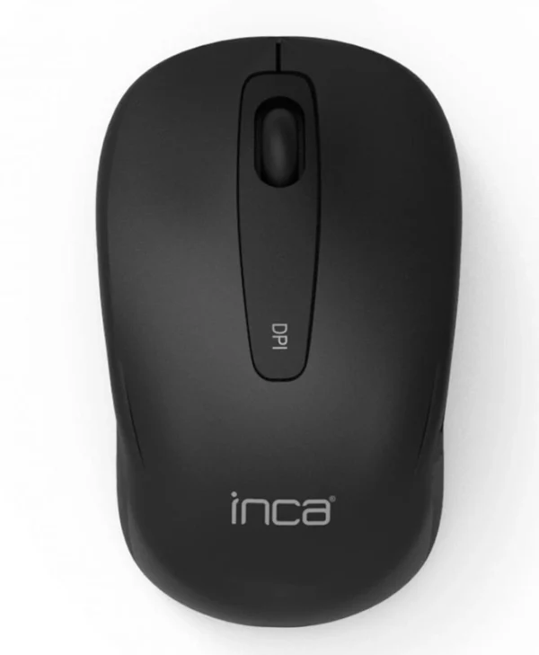 Inca IWM-331RS Ασύρματο Mini Ποντίκι Μαύρο IWM-331RS