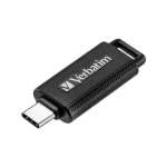 Verbatim Retractable 32GB USB 3.2 Stick με σύνδεση USB-C Μαύρο