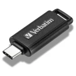Verbatim Retractable 128GB USB 3.2 Stick με σύνδεση USB-C Μαύρο