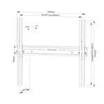 Neomounts WL35-350BL14 Βάση Τηλεόρασης Τοίχου έως 65" και 35kg WL35-350BL14 - Image 11