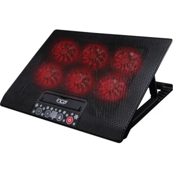 Inca INC-601GMS Cooling Pad για Laptop έως 17" με 6 Ανεμιστήρες και Φωτισμό INC-601GMS