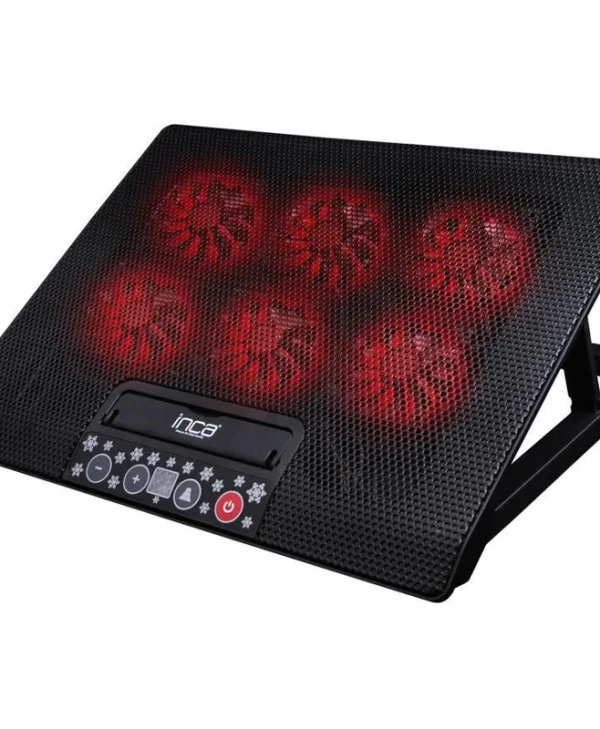 Inca INC-601GMS Cooling Pad για Laptop έως 17" με 6 Ανεμιστήρες και Φωτισμό INC-601GMS