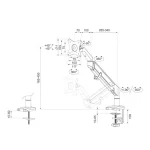 Neomounts Βάση Γραφείου Οθόνης έως 32" με Βραχίονα (DS70-810BL1) DS70-810BL1 - Image 9